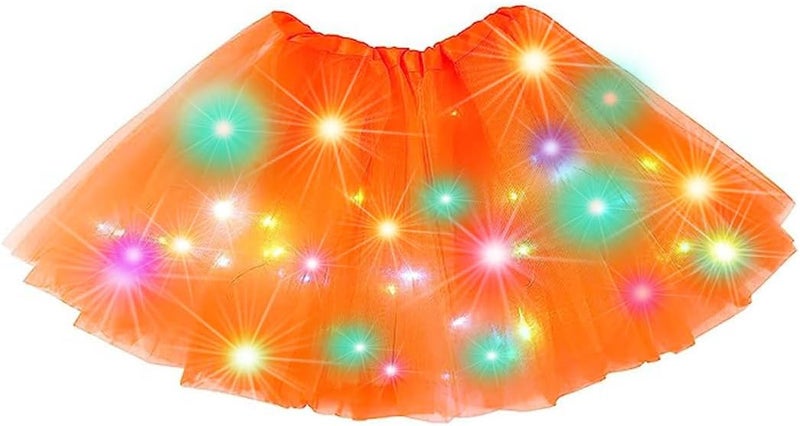 Nicute Light Up Tutu Led Layered Tulle Tutus Skirt for Women - Image 1